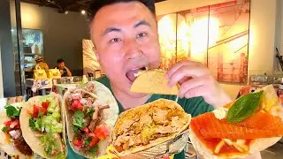 Taco Buffet in China for 8 USD | ASMR