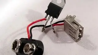 Built your own portable charger with IC7805