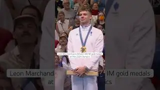 Olympic champion Marchand Won 2 gold medals #olympics #swimming #danswim