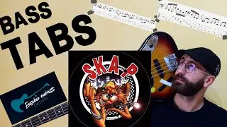 Ska-P - Jaque al Rey BASS COVER + PLAY ALONG TAB + SCORE