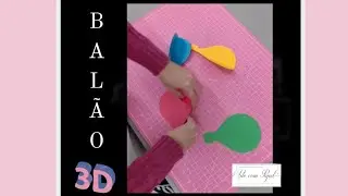 Balão 3D feito à mão rapidamente!
