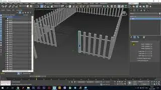 41 Копирование объектов по сплайнам Парковая Аллея