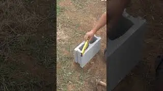 Banco de bloques de hormigón en 5 minutos #jardin #garden
