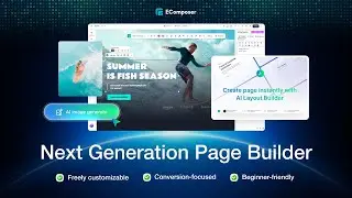 EComposer - Create stunning web pages fast & easily, no coding required
