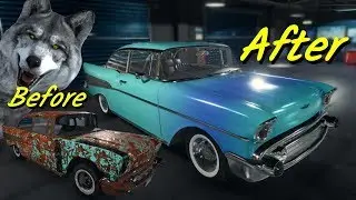 rebuilding a 57 Chevy Bel Air (cms18)