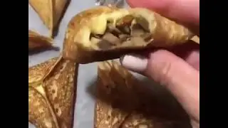 АРАБСКИЕ БЛИНЧИКИ с грибами и сыром ⠀⠀ ⠀