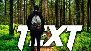How to add text to a moving object in a video