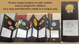 solar system project/ science or EVS project for kids/ solar system activity