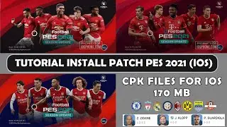 TUTORIAL INSTAL PATCH PES 2021 FOR IOS (JAILBREAK)