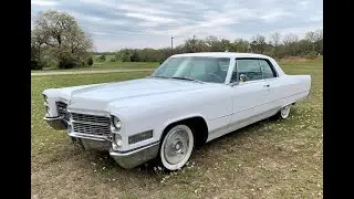 Classy! 1966 Cadillac Coupe DeVille  (walk-around video)  TEXAS CLASSIC CAR GUY