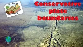 Conservative plate boundary - diagram and explanation