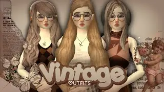 🌷𖥻 VINTAGE OUTFITS IDEIAS!! ||avakin life 😱💖