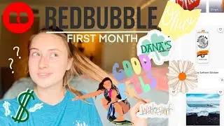 THIS IS HOW MUCH REDBUBBLE PAID ME IN MY FIRST MONTH