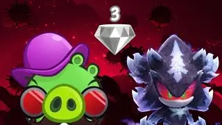 Angry Birds Space Reloaded Danger Zone final level part 3 (End of The World Silver)