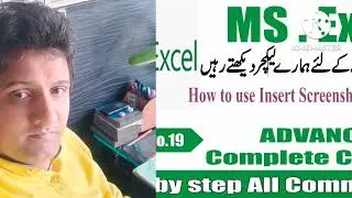 How to insert screenshot & shapes.Ms Excel mein screenshot Aur shapes keisa add karain gay?