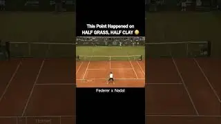 Tennis on a Split Court?! Federer x Nadal Like Never Before 🎾