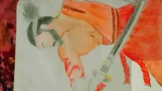 ninja takashi warrior drawing 😊#shorts