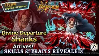 🌟 Divine Departure Shanks Confirmed! | Skills & Traits Breakdown + Release Date 📅