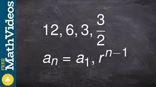 Given a geometric sequence determine the nth rule