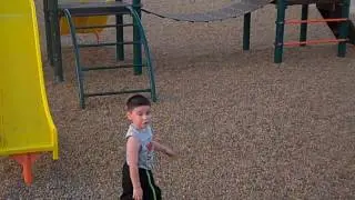 Braulio and Max having fun in the park