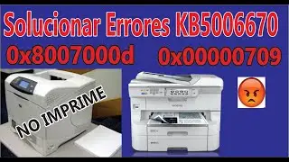 Solucionar errores de kb5006670 0x8007000d - 0x00000709
