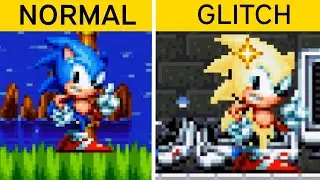 Super Sonic glitch in Sonic Mania Plus