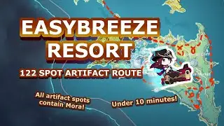 Genshin Impact: Easybreeze Resort Artifact Route