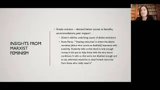 Mich Ciurria - Disability, Ableism, Class and Chronic Fatigue