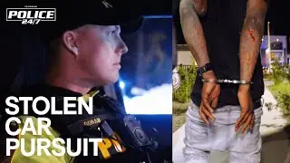 Stolen Car Pursuit Turns Into On-Foot Chase | Police 24/7 | The CW