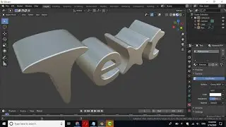 Round 3D TEXT - Blender 2.8 beginner tutorial 2020 || Quick Tip || UNIQUE N4U