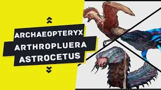 ARCHAEOPTERYX, ARTHROPLUERA, ASTROCETUS - АРХЕОПТЕРИКС, АРТРОПЛЕВРА И АСТРОЦЕТУС (СЕРИЯ №3).