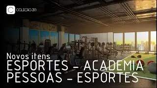 Esportes - Academia & Pessoas - Esportes - Coleção 3D
