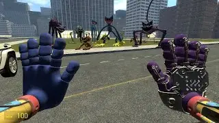 HUGE SCARY MONSTER MOMMY LONG LEGS AND CATNAP FROM POPPY PLAYTIME ATTACKED ME IN THE CITY