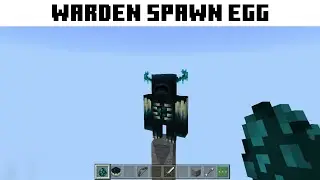 Minecraft Warden Spawn Egg 🥚🥚🥚 #shorts