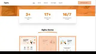 Dgita - Creative Digital Agency WordPress Theme freelance digital digital agency theme