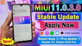 MIUI 11 - Update Rolling Out in India | MIUI 11 All First Batches Devices Apply Now | MIUI 11 Update