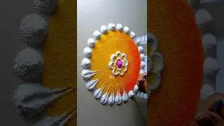 Simple rangoli design 🎉😍 #shorts #viral #kolam #rangoli #mohnisong