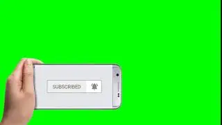 Subscribe Click Button Green Screen Animation #11