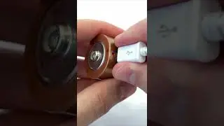 We create a powerful flashlight with an LR20 battery with our own hands