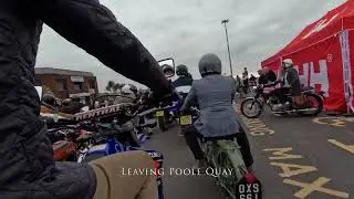 Distinguished Gentleman's Ride  19th May 2024: Poole Quay To Bournemouth Pier Time Lapse