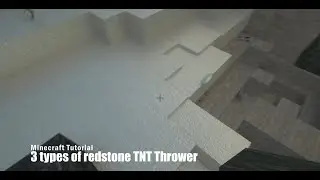 Minecraft Tutorial: Three types of TNT Launcher | How to make TNT Launcher | TNT Launcher in RTX