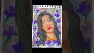 Rate 0 to 10🥰watercolor painting ￼jisoo✨ Black pink🖤🩷