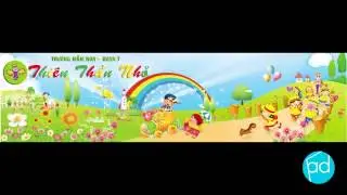 Hướng dẫn thiết kế banner website, banner flash cho trường Mầm Non phần 1