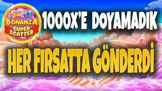 SWEET BONANZA 1000 | SUPER SCATTER | 1000X İKİ KEZ DÜŞTÜ ÇOK BÜYÜK VURGUN sizden gelenler slot