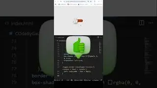 🟢 Toggle Switch using HTML & CSS 
