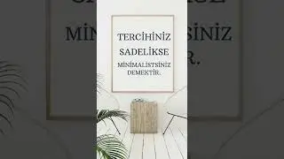 İç Mimari Stil Önerisi | Sekiz Mimarlık Mühendislik A.Ş. #keşfetedüş  #dekorasyon #minimalist