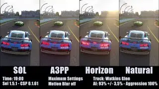 Assetto Corsa - Direct Comparsion Post Processing Filters