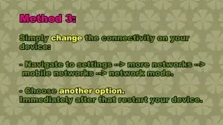 How To Fix Not Registered On Network - 3 Easy methods [Samsung or Android Devices]
