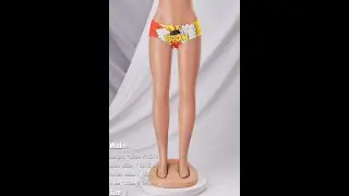 Sexy new stretch cartoon letter print mid-rise milk silk panties Wholesale GA002837