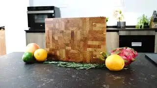 BILLF Wooden Chopping Board Thick Teak Cutting Chopping Board for Kitchen 36cm X 24cm X 2 5cm